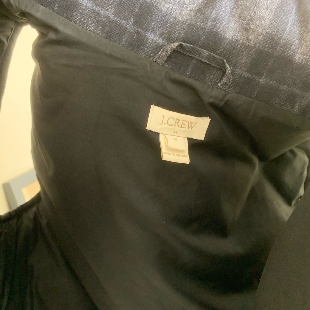 J. Crew Factory Down Puffer Plaid Vest B3 - Picture 7 of 8